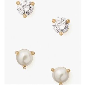 New! Kate Spade Rise & Shine Stud Earrings Set of 2